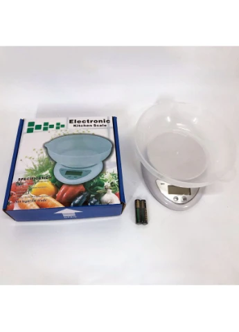 Весы кухонные электронные B05A 1г до 5кг чаша, кухонные весы для кондитера, для взвешивания продуктов No Brand (385271245)