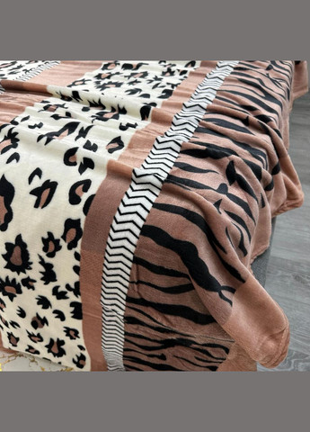 Оригинальный плед микрофибра размер 200*220см леопардовый. Плед на кровати, диван. No Brand (317407318)