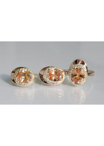 Серебряный набор с золотыми пластинами Silver Style (367112763)