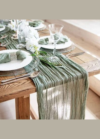 Дорожка ранер Leeseph 90х400 см зелена Malva (300860418)