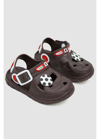 Коричневые кэжуал сандалии Bee на кнопках