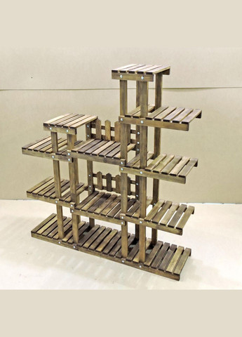 Подставка для цветов из дерева Бордо капучино (ЦВТ-002409) No Brand (328226457)