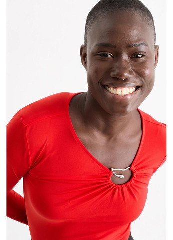 Лонгслив с вырезом C&A (365716131)