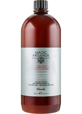 Шампунь для объема тонких и ослабленных волос Magic Arganoil Extra Volume Shampoo 1000ml (491307-30929) Nook (368602176)