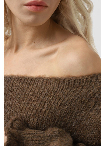 Коричневое кэжуал платье pw976 Sewel