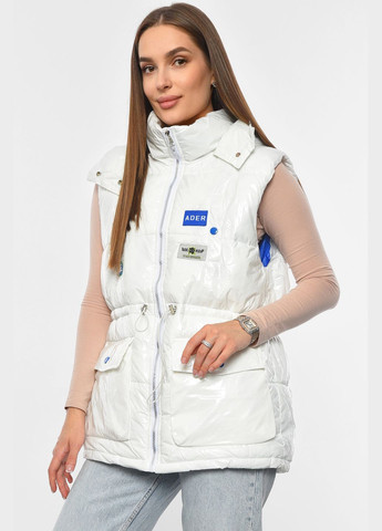 Жилетка жіноча білого кольору Let's Shop (304609750)