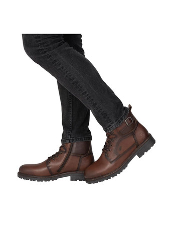 Коричневые зимние ботинки Rieker