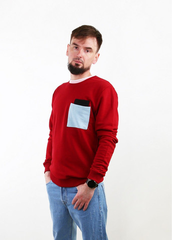 Бордовий світшот Mtp однотонний (294368070)