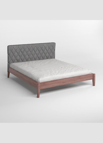 Двоспальне дерев'яне ліжко Венеція ДК /Аляска 93 (Сірий) 140х200 см (MBG-5386) Mebigrand (368279189)