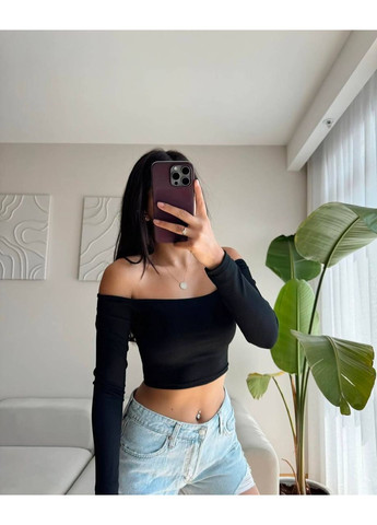 Женский топ с открытыми плечами No Brand (361954146)