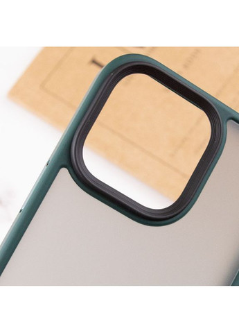 TPU+PC чохол Metal Buttons для Apple iPhone 13 Pro Max (6.7") Зелений No Brand (370606116)