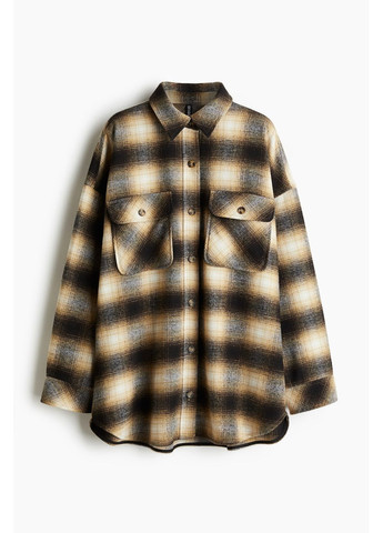 Цветная кэжуал рубашка в клетку H&M