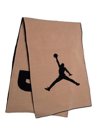 Большой шарф Jordan Nike Air Scarf Black/Beige (313110416)