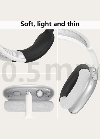 Чехол для Apple Airpods Max 2 / Airpods Max Ear Cups/Ear Pad/Headband Cover Black (ARS83286) ARS (343048128)