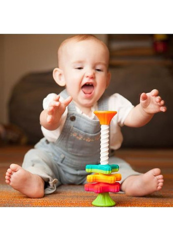 Пирамидка-спинер тактильная MiniSpinny () Fat Brain Toys FA134-1 (370498595)