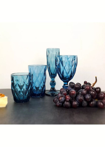 Келих для шампанського Кварц синій VS-C150QB 150 мл синій Versailles (364100776)