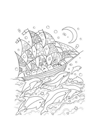 Книга Раскраскаантистресс Почти миллион морских созданий Раскраски для девочек Раскраски для мальчиков Жорж (315035383)