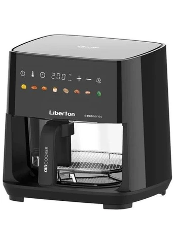 Мультипечь LAF-3215, Black, 1500W, 4,5 л, 9 программ, управление сенсорное, таймер, антипригарное покрытие чаши, 80-200 ˚C, защита Liberton (395346287)