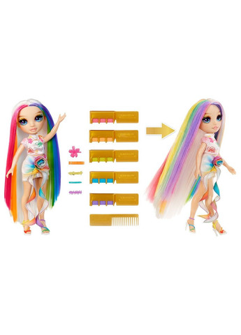 Ігровий набір із лялькою серії Крейда для волосся і стиль — Амая Rainbow High (349443571)