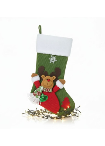 Новорічна декоративна шкарпетка для подарунків No Brand (369305220)