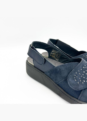 Синие босоножки (р) кожа/замша 0-1-1-757270 Imac