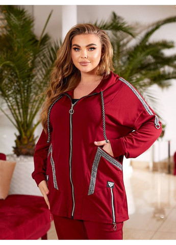 Спортивный костюм женский больших размеров Style Point (348432791)