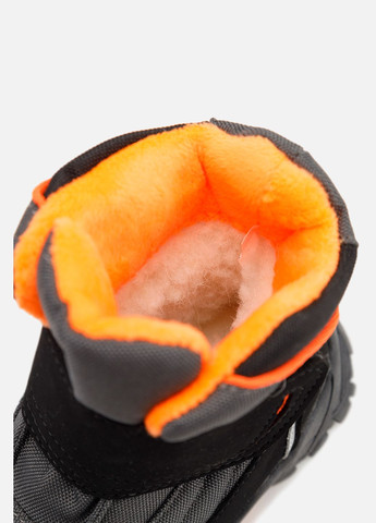 Зимние термосапоги для мальчика цвет серый цб-00262002 Kimboo