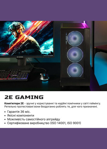 Комп’ютер персональний Complex Gaming AMD R5-5600X, 16Gb, F1TB, NVD3060-8, B550, G3301, 650W, Win11 2E (316390702)