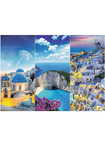 Пазлы Греческие каникулы коллаж, 3000 элементов () Trefl 33073 (347729664)