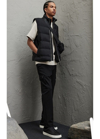 Черные повседневный демисезонные брюки H&M