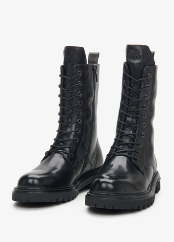 Зимние ботинки, цвет черный Estro