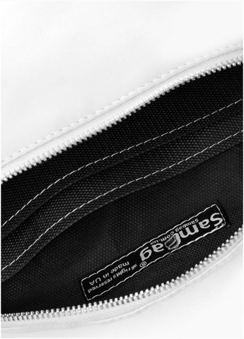 Сумка через плечо бананка женская из экокожи Polo SQO Белая (636 753636) Sambag (302007495)