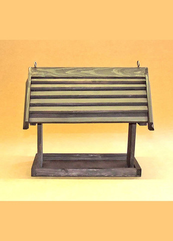 Годівниця садова для птахів Оляпка венге (КРМ-000512) No Brand (328605469)