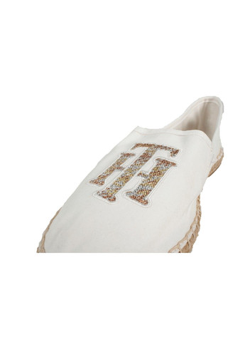 Белые эспадрильи женские с логотипом Tommy Hilfiger