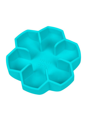 Миска для медленного питания Silicone, 750 мл, голубой WAUDOG (323205405)