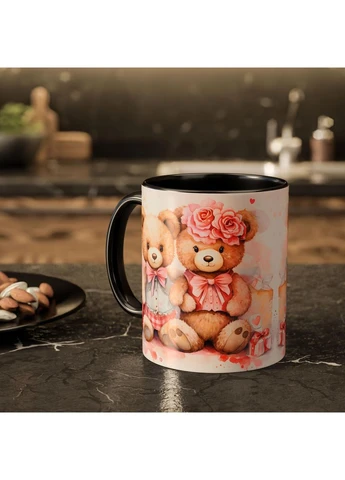 Керамічна чашка з дизайном "Парочка" No Brand (368671529)