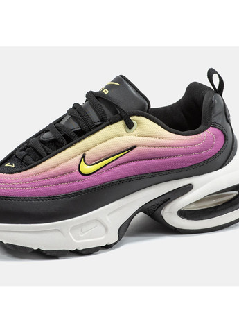 Кроссовки женские No Brand Air Max Portal Black Yellow | Найк Еір Макс Портал чёрные демисезоны (367086400)