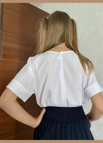 Белая блузка No Brand летняя