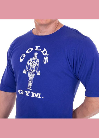 Комбинированная футболка для бодибилдинга gold's gym n007 синий (06508171) FDSO