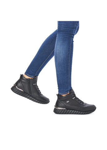 Кросівки (р) Шкіра 0-1-1-D-5981-01 Remonte чорні зими (364658161)