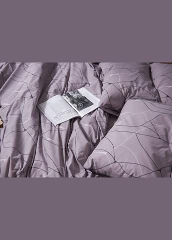 Комплект постельного белья Бязь Gold Люкс семейный 160х220х2 наволочки 4х50х70 (MS-820002786) Moon&Star Graphite (288536054)