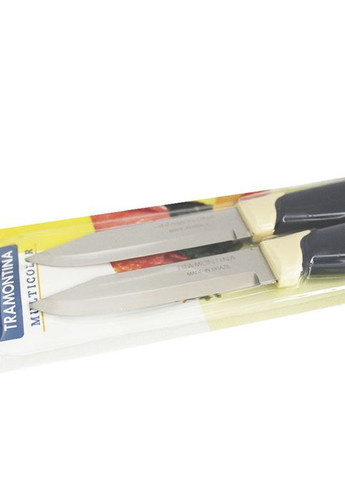 Набір ножів для овочів Multicolor 7.6 см, 2 шт (23511/213) Tramontina (328602338)