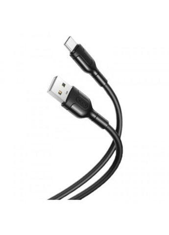 Кабель XO usb 2.0 am to type-c 1.0m nb212 2.1a black (268140093)