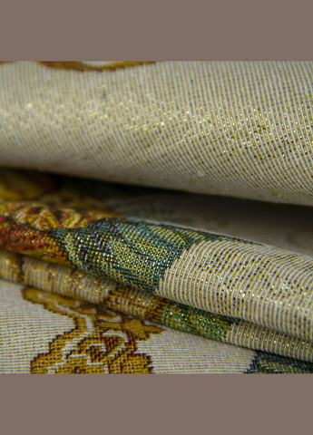 Скатерть гобеленовая новогодняя праздничная с люрексом на квадратный, прямоугольный стол скатерть Новый год 140, 260 Maystat (305664944)