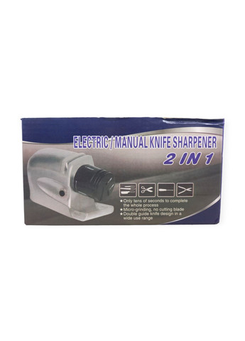 Электрическая точилка для ножей ножниц отверток 2 в 1 с подставкой 6 направляющих электроточилка No Brand (290704737)