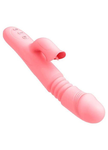 Вібратор з підігрівом Pretty Love силіконовий поступальними рухами 25 см No Brand (366887978)