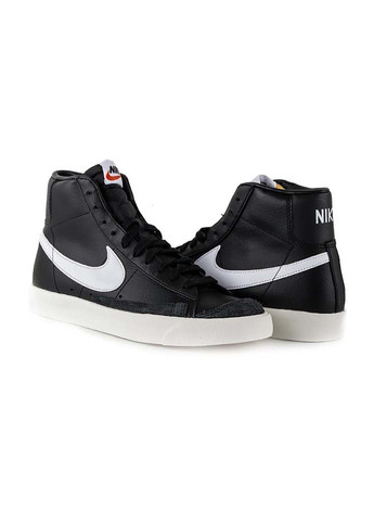 Чорні Осінні чоловічі кросівки blazer mid '77 vintage чорний Nike