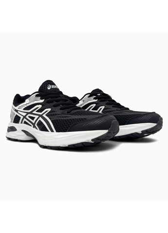 КРОСІВКИ ЖІНОЧІ ASICS GEL-FLUX BLACK / WHITE АСІКС ГЕЛЬ ФЛЮКС No Brand чорні демісезони (368885095)