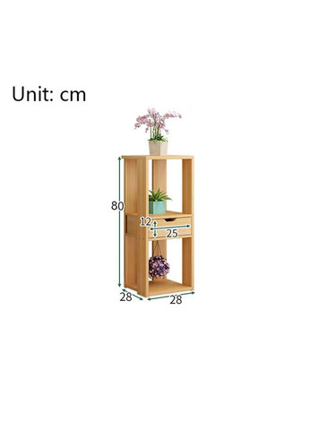 Підставка для квітів з дерева Ковільян ваніль (ЦВТ-004502) No Brand (328226756)