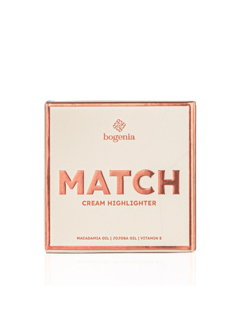 BG672 Кремовий хайлайтер MATCH Cream Highlighter №01 Bogenia (316472265)
